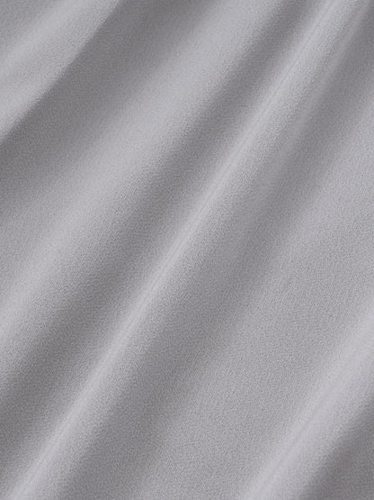 アシメラインサテンフレアスカート-short & regular　[通常]