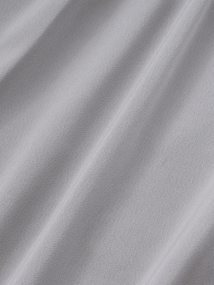 アシメラインサテンフレアスカート-short & regular　[通常]