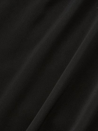 アシメラインサテンフレアスカート-short & regular　[通常]