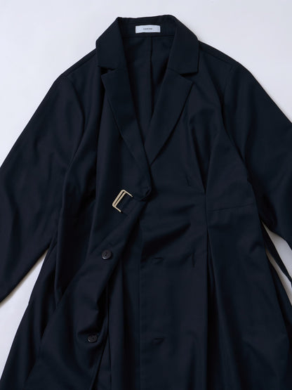 ウエストベルトテーラードワンピース-short & regular　[通常]