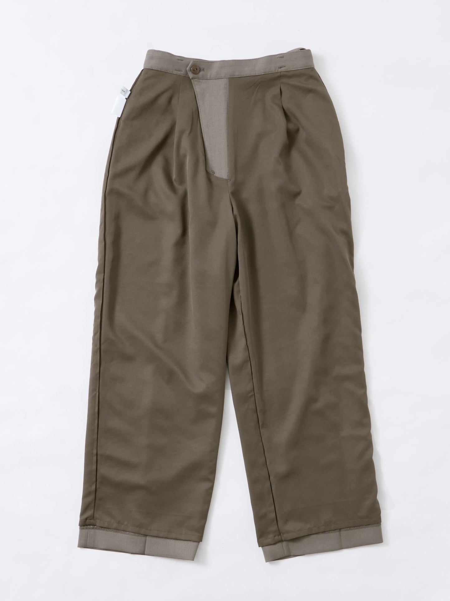 ナローベルトセミワイドパンツ-short & regular　[通常]