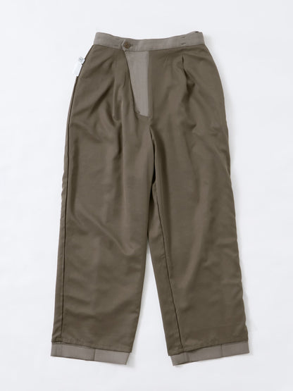 ナローベルトセミワイドパンツ-short & regular　[通常]