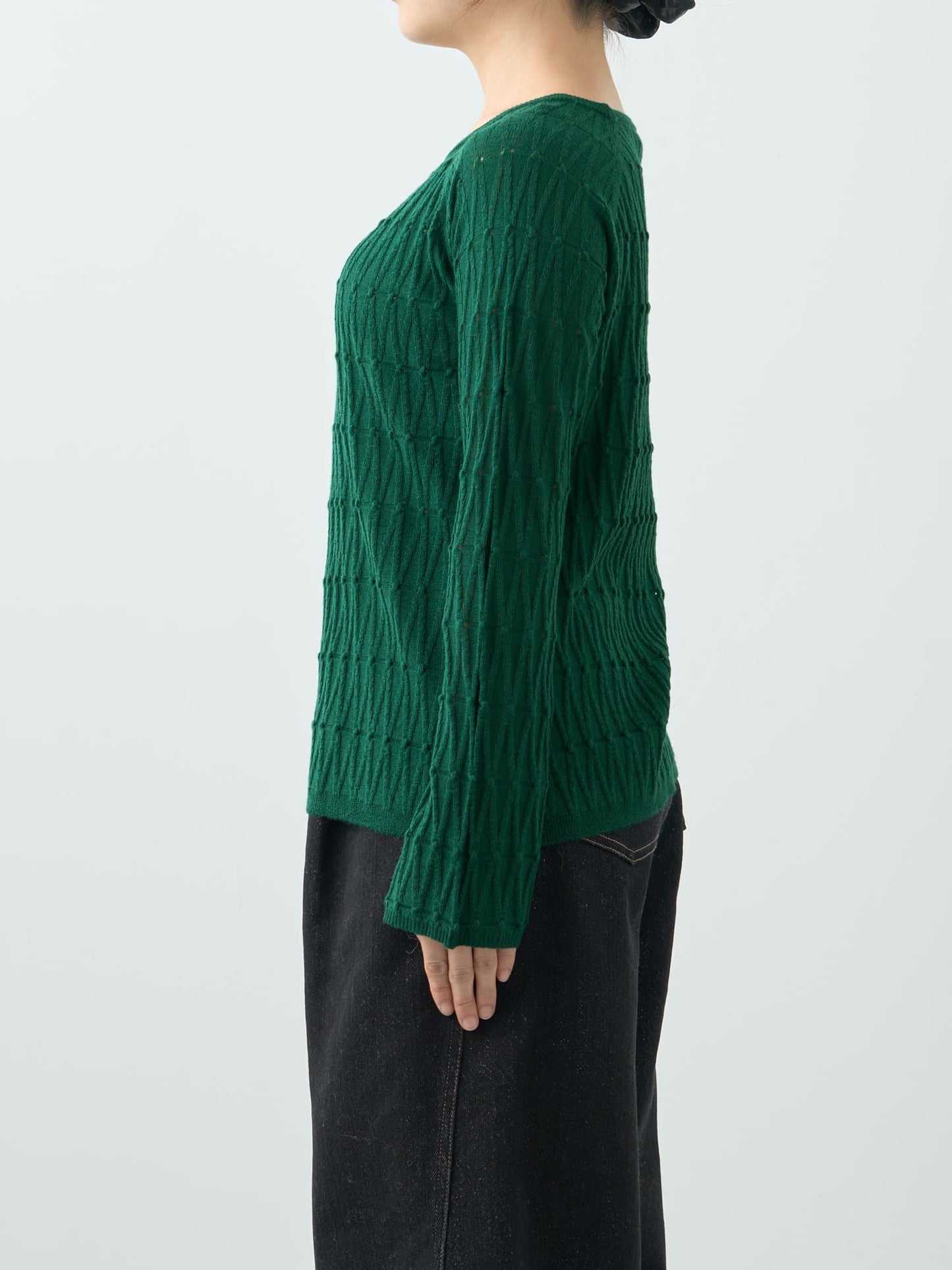 ジオメトリックウールニット　[通常]