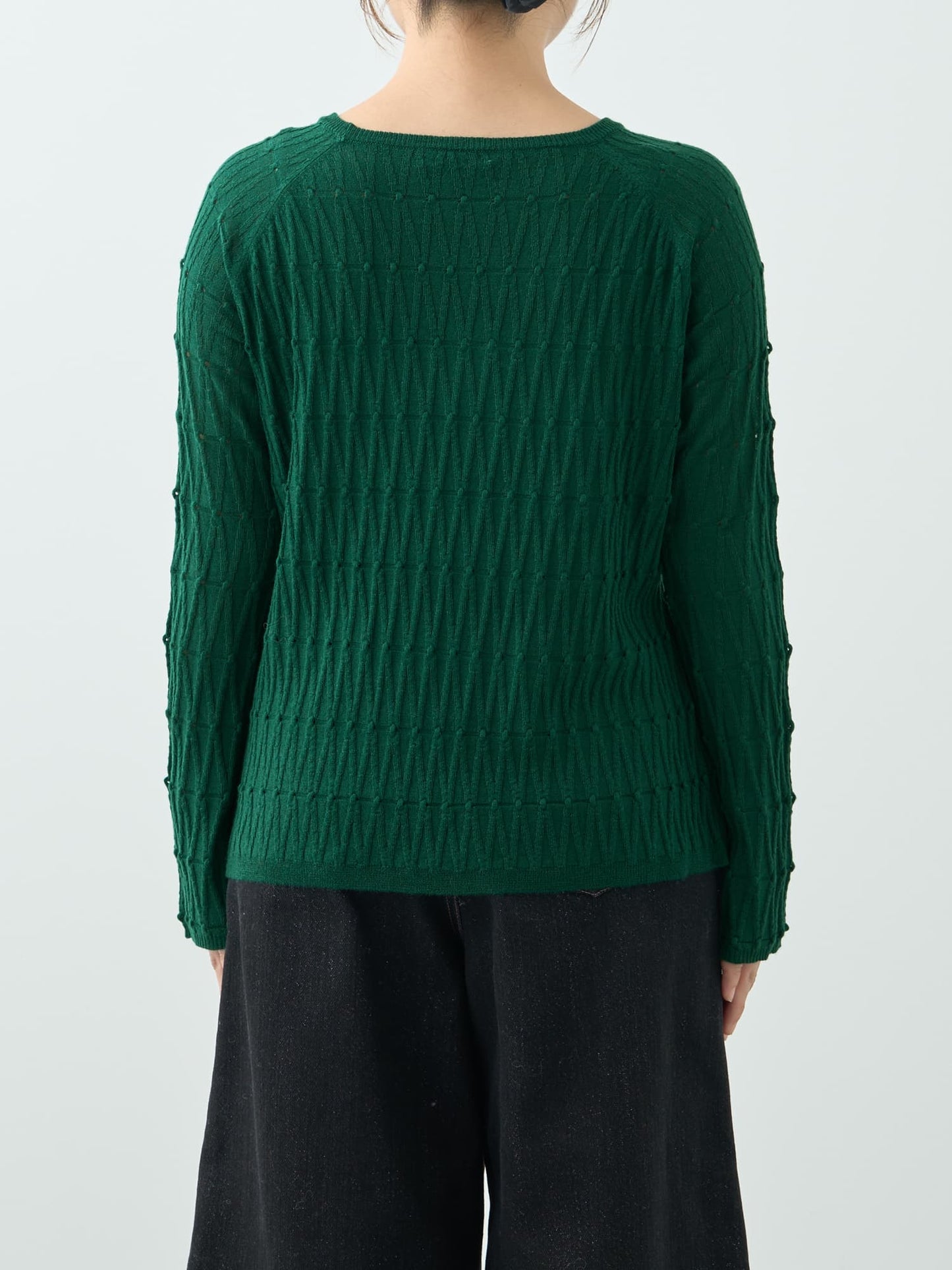 ジオメトリックウールニット　[通常]