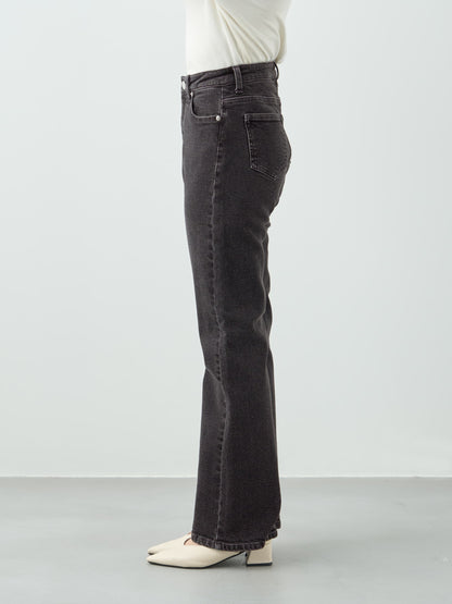 ウォームブーツカットデニム-short & regular　[通常]