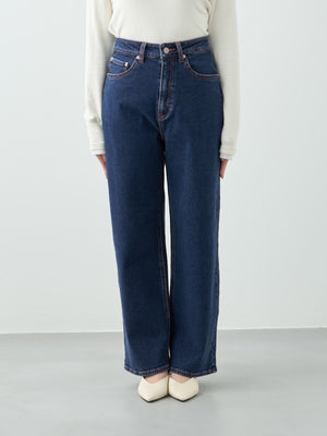 ※こちらが実物のカラーに一番お色味が近くなっております。（インディゴ）<br>149cm | B:77 W:60 H:83 股下:68.5 | regular-XS着用 (ヒールの高さ:3.5cm)