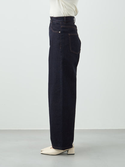 ラメコクーンデニムパンツ-short & regular　[通常]