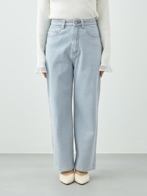 ※こちらが実物のカラーに一番お色味が近くなっております。（アイスインディゴ）<br> 143cm | B:73 W:60 H:81 股下:65  | short-XS着用(ヒールの高さ:3.5cm)