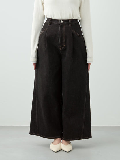 ※こちらが実物のカラーに一番お色味が近くなっております。（ブラック）<br>149cm | B:77 W:60 H:83 股下:68.5 | regular-XS着用 (ヒールの高さ: 3.5cm)