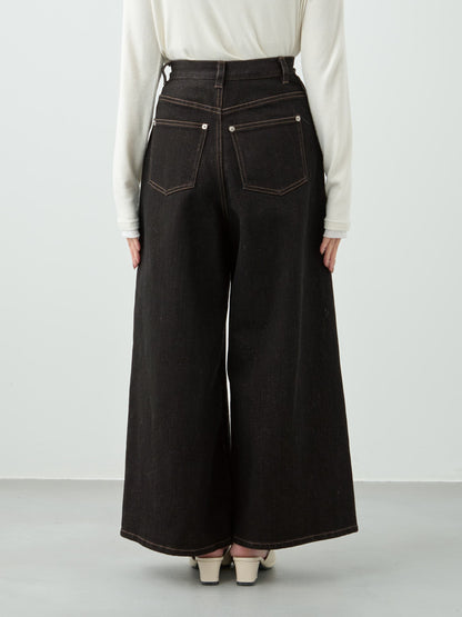 ラメタックワイドデニム-short & regular　[通常]