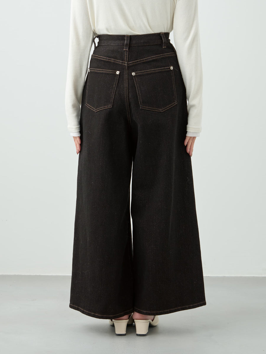 ラメタックワイドデニム-short & regular　[通常]