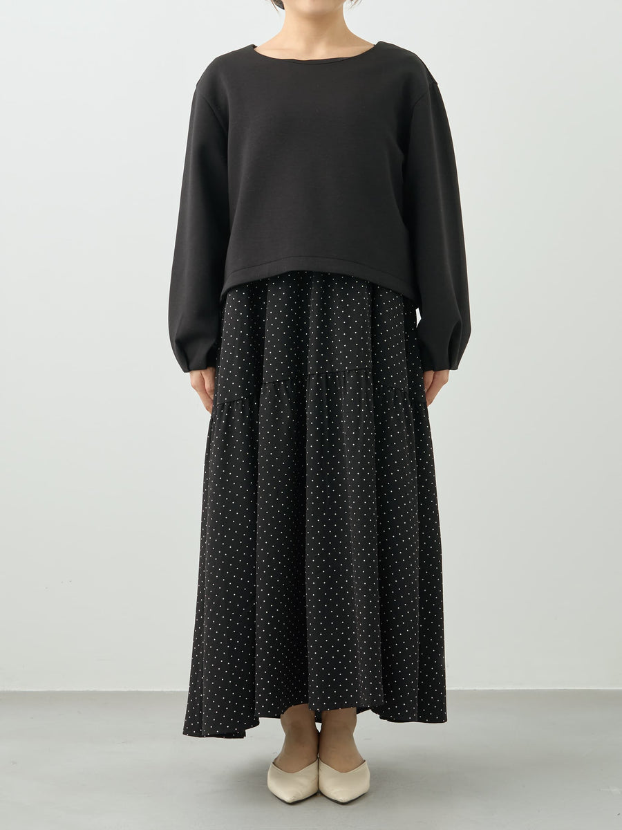 ※こちらが実物のカラーに一番お色味が近くなっております。（ブラック×ブラック）<br>143cm | B:73 W:60 H:81 股下:65  | short着用