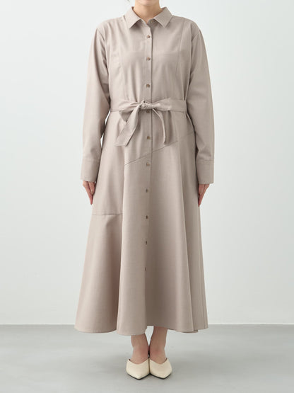 ※こちらが実物のカラーに一番お色味が近くなっております。（グレージュ）<br>149cm | B:77 W:60 H:83 股下:68.5 | regular着用 (ヒールの高さ:3.5cm)