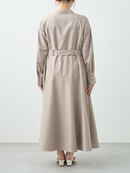 イレギュラーヘムシャツワンピース-short & regular　[通常]