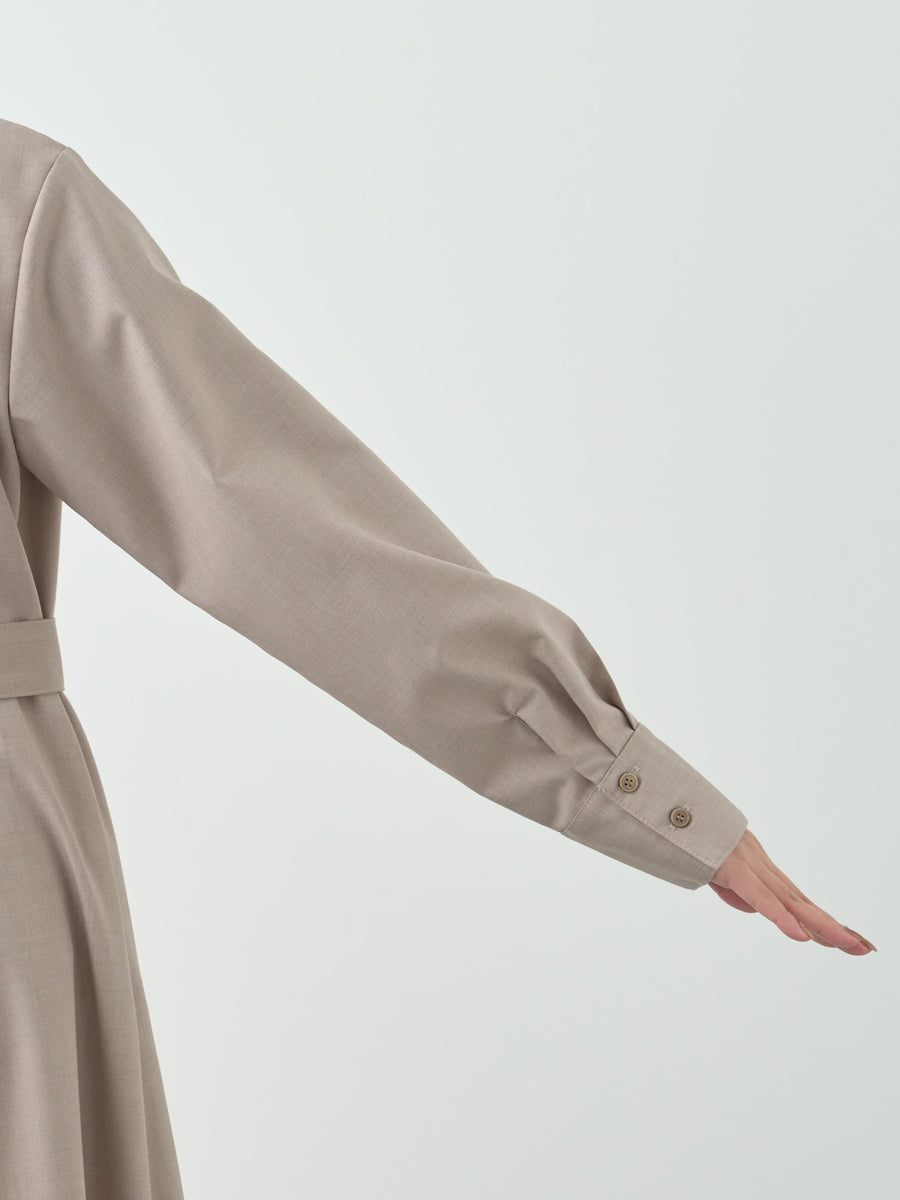 イレギュラーヘムシャツワンピース-short & regular　[通常]