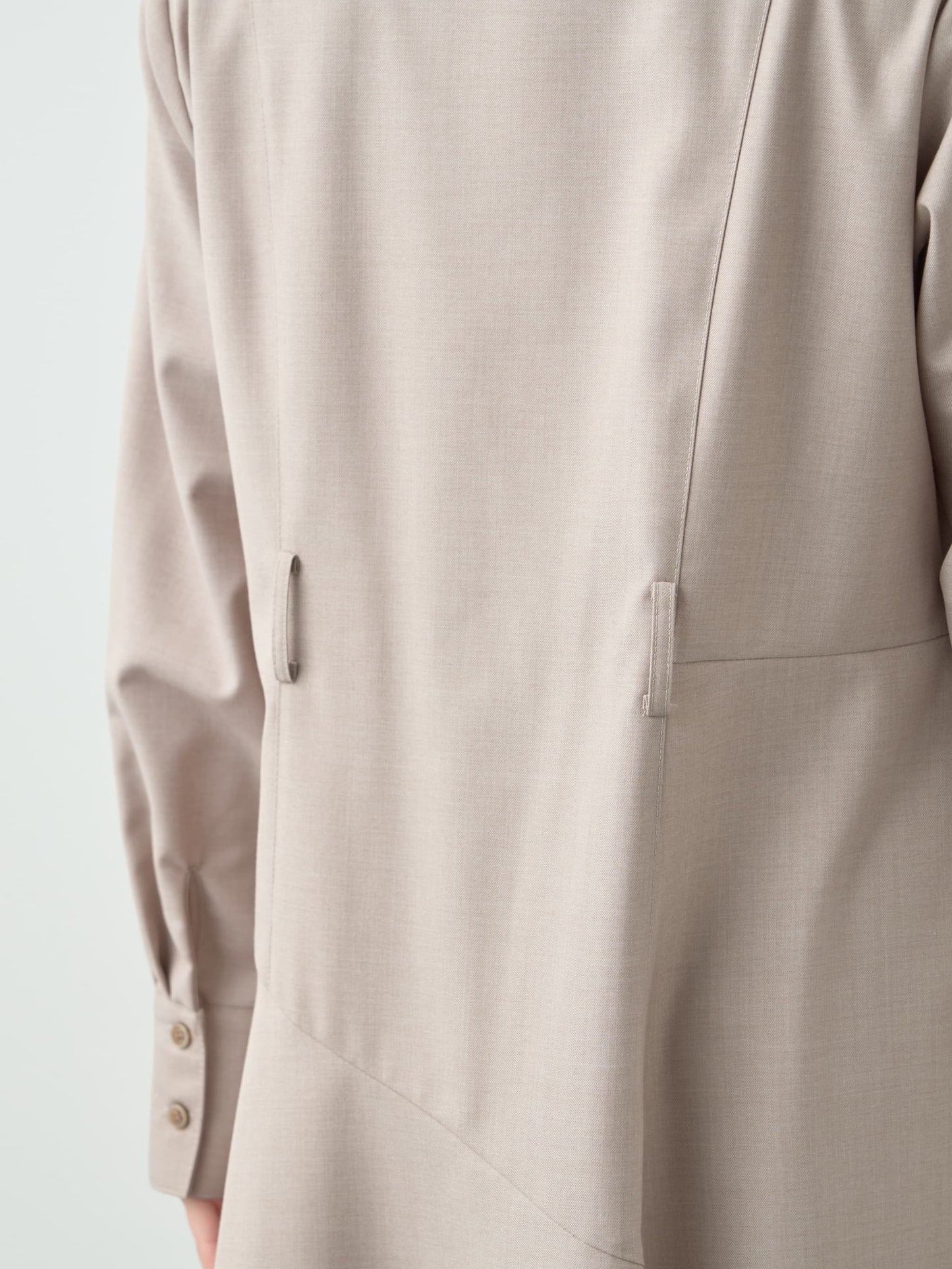 イレギュラーヘムシャツワンピース-short & regular　[通常]