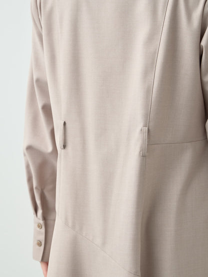 イレギュラーヘムシャツワンピース-short & regular　[通常]