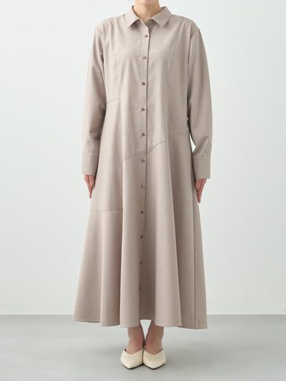 イレギュラーヘムシャツワンピース-short & regular　[通常]