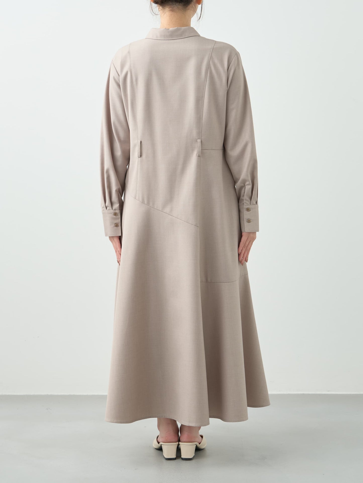 イレギュラーヘムシャツワンピース-short & regular　[通常]