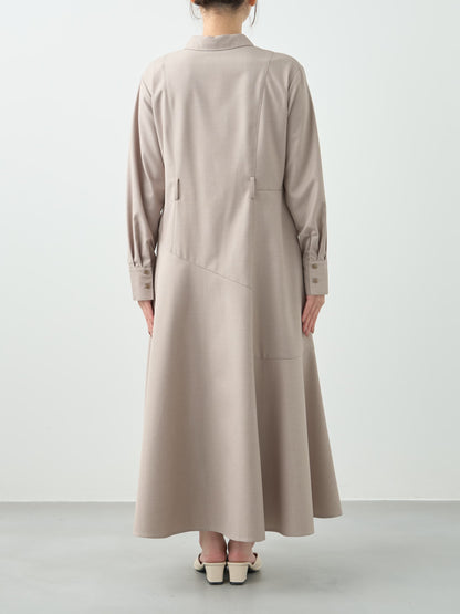 イレギュラーヘムシャツワンピース-short & regular　[通常]