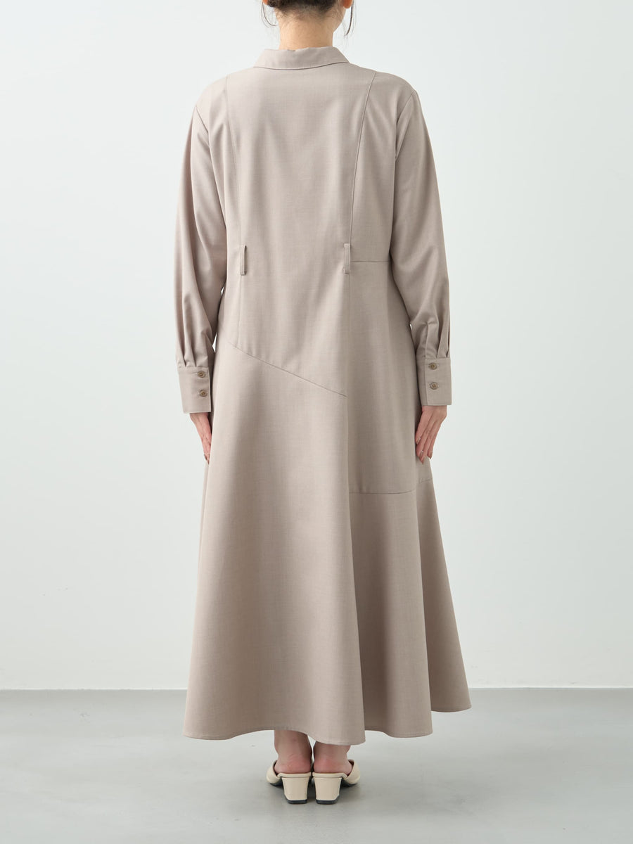 イレギュラーヘムシャツワンピース-short & regular　[通常]