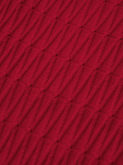 ジオメトリックウールニット　[通常]