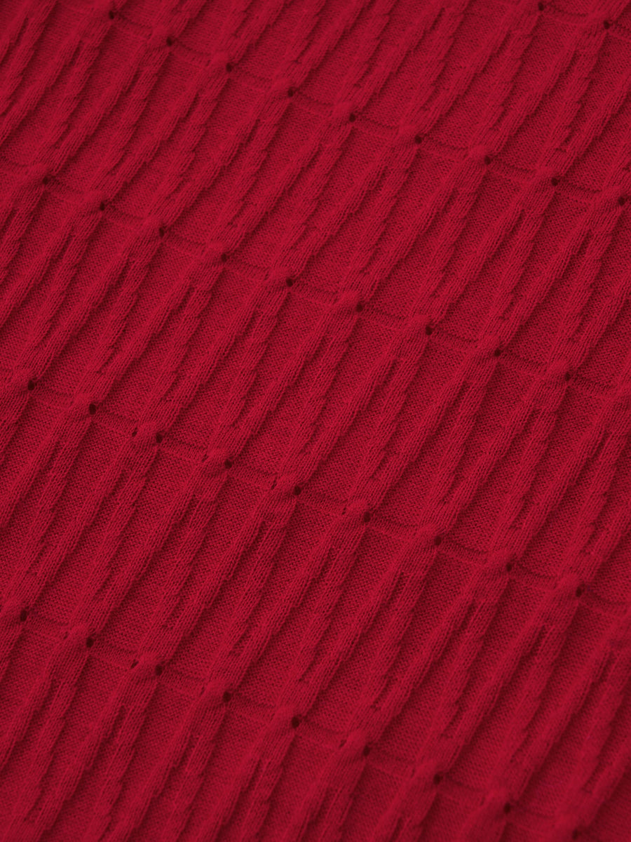 ジオメトリックウールニット　[通常]