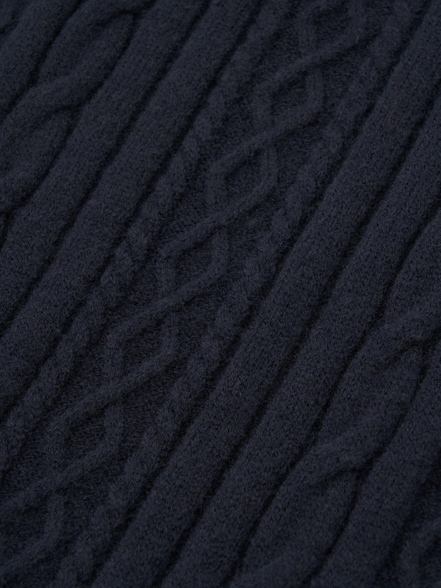 ケーブルミックスニットワンピース-short & regular　[通常]