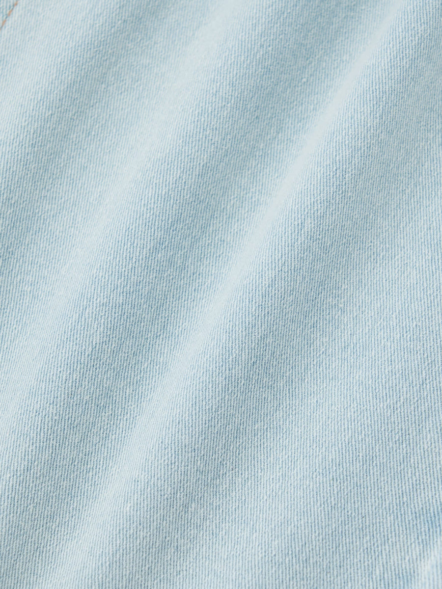 ウォームセミワイドストレートデニム-short & regular　[通常]