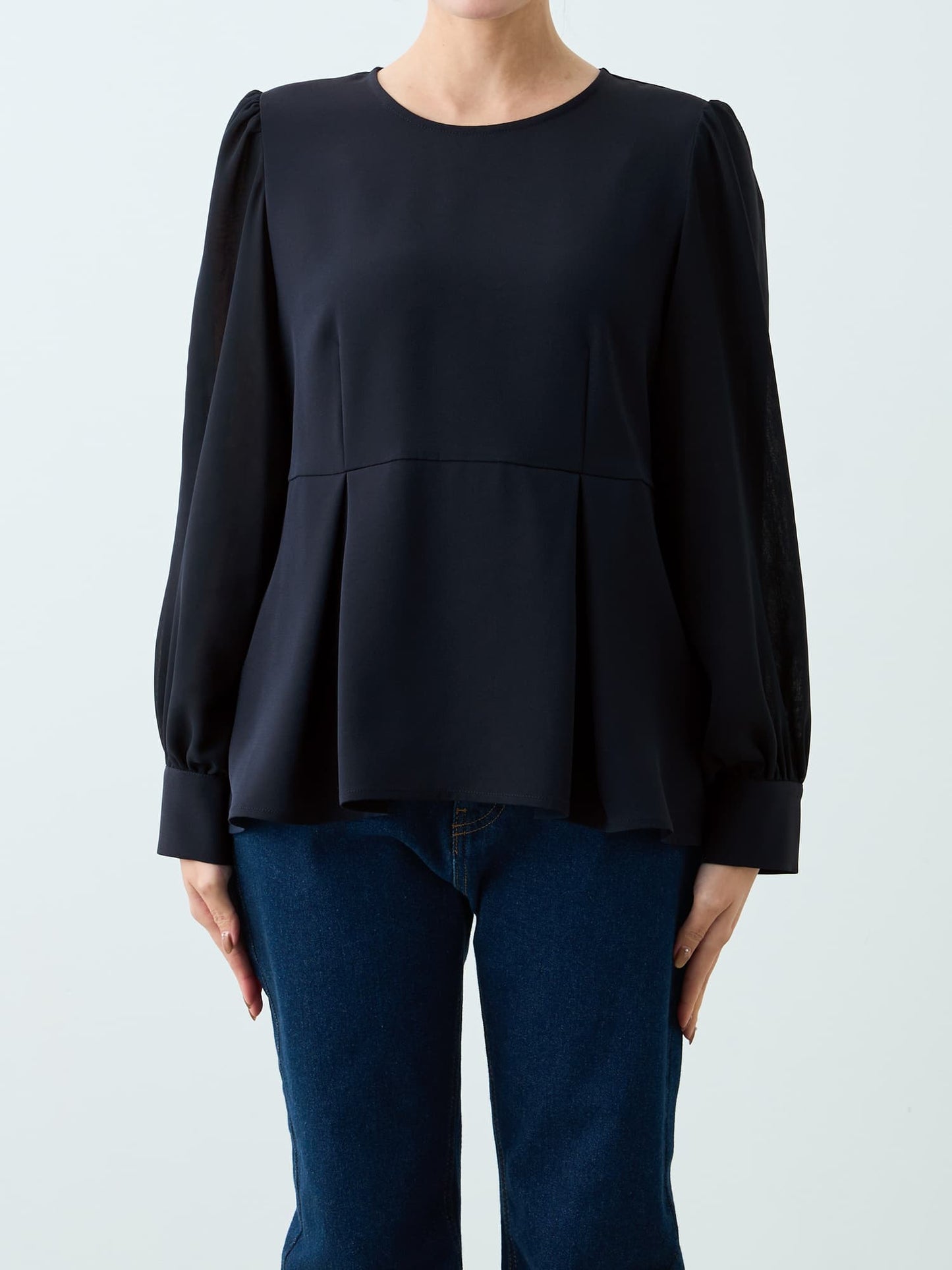 ※こちらが実物のカラーに一番お色味が近くなっております。（ネイビー）<br>149cm | B:77 W:60 H:83 股下:68.5 | ワンサイズ着用