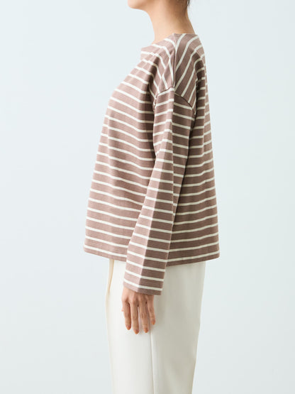 ボートネックバスクシャツ　[通常]