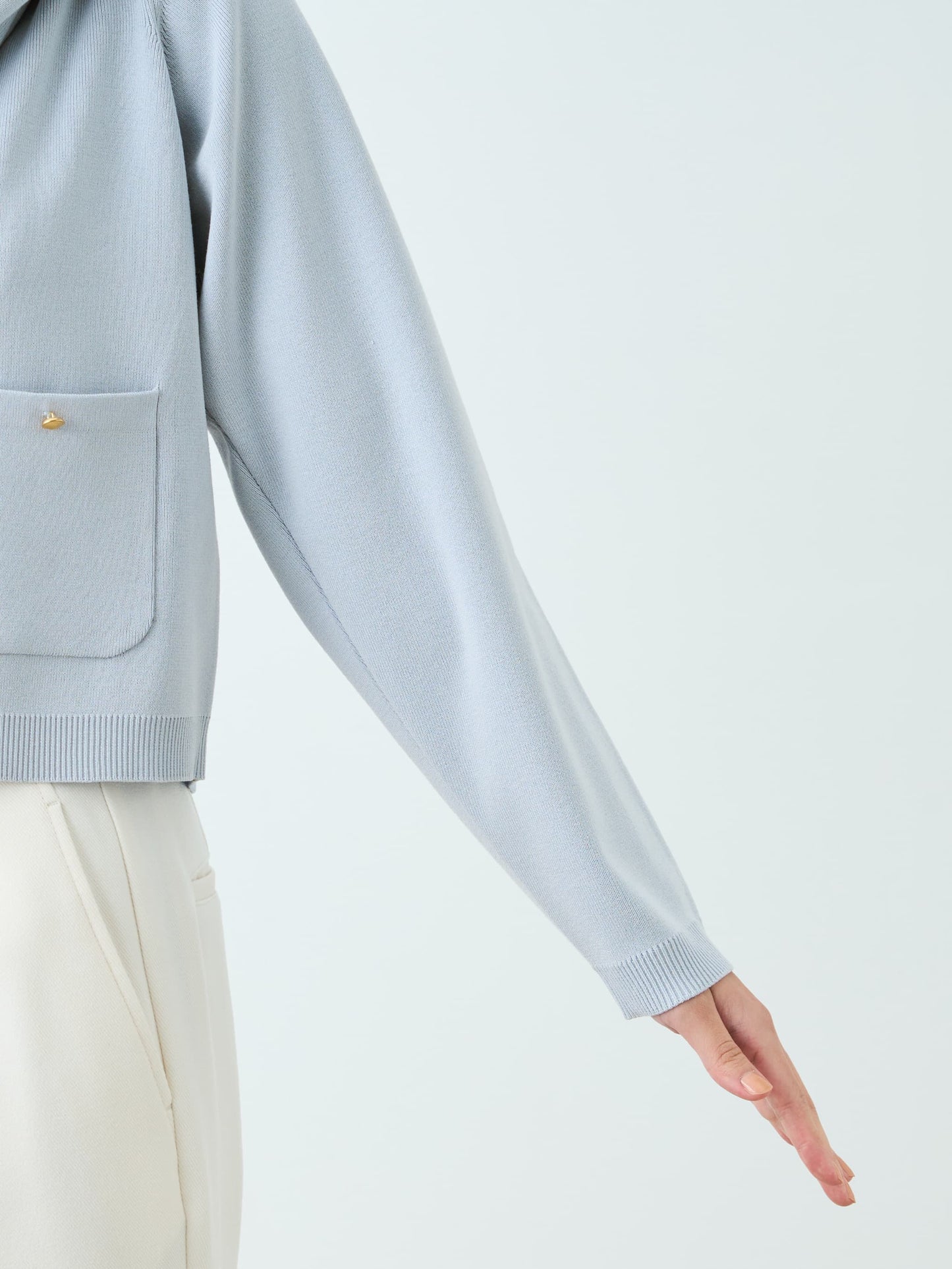 ゴールドボタンニットカーディガン　[通常]