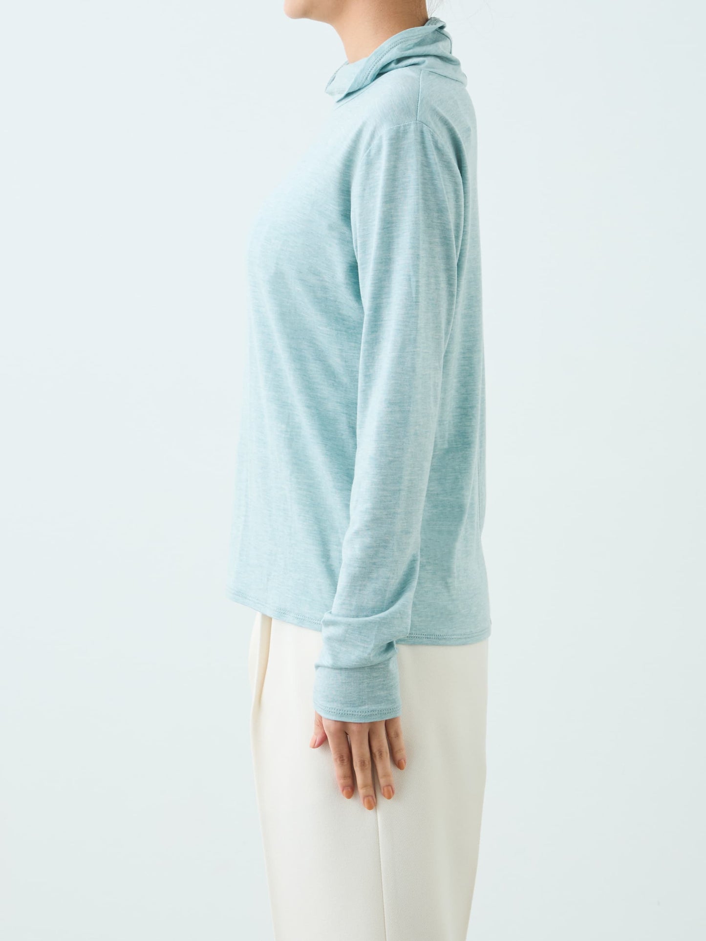 シルキータッチハイネックカットソー　[通常]