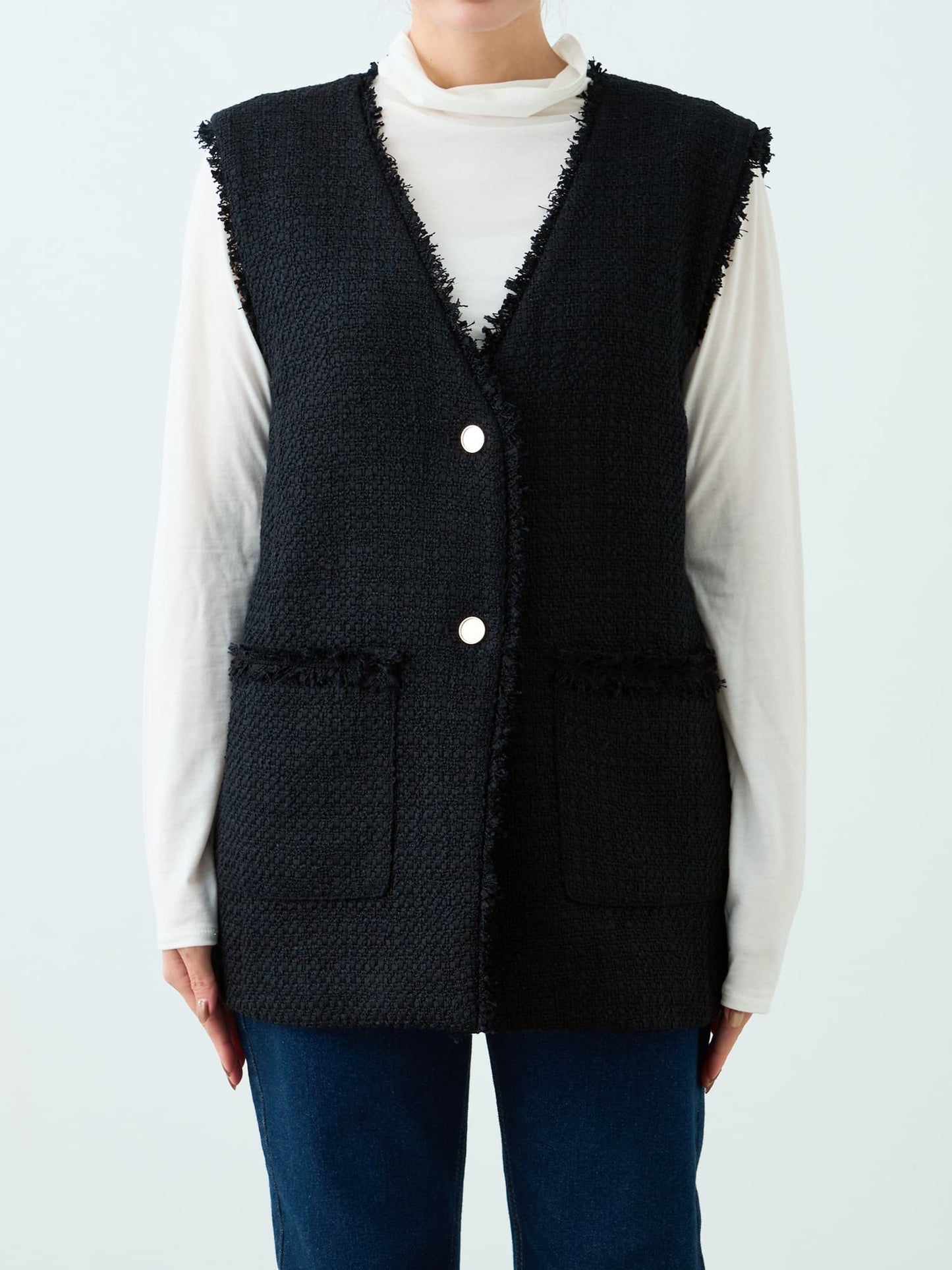 ※こちらが実物のカラーに一番お色味が近くなっております。（ネイビー）<br>149cm | B:77 W:60 H:83 股下:68.5 | ワンサイズ着用