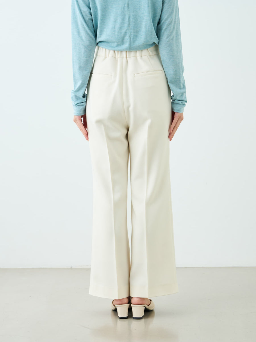 サイドスリットフレアパンツ-short & regular　[通常]