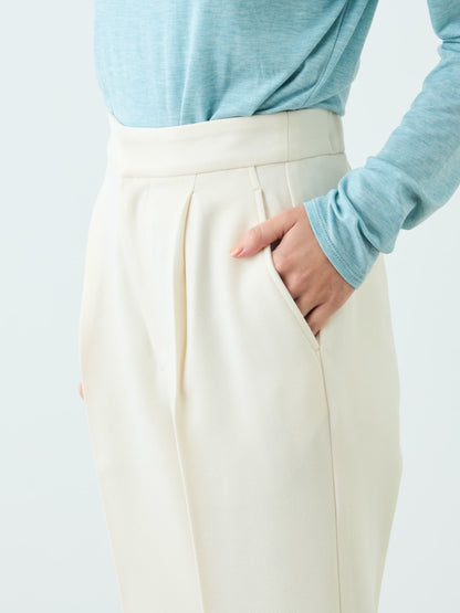 サイドスリットフレアパンツ-short & regular　[通常]