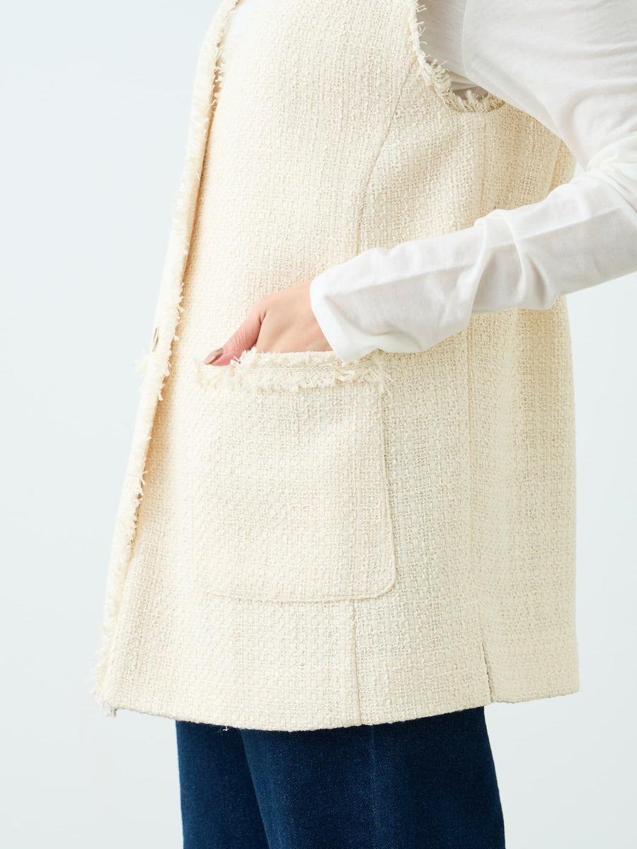 ミックスツイードジレ　[通常]