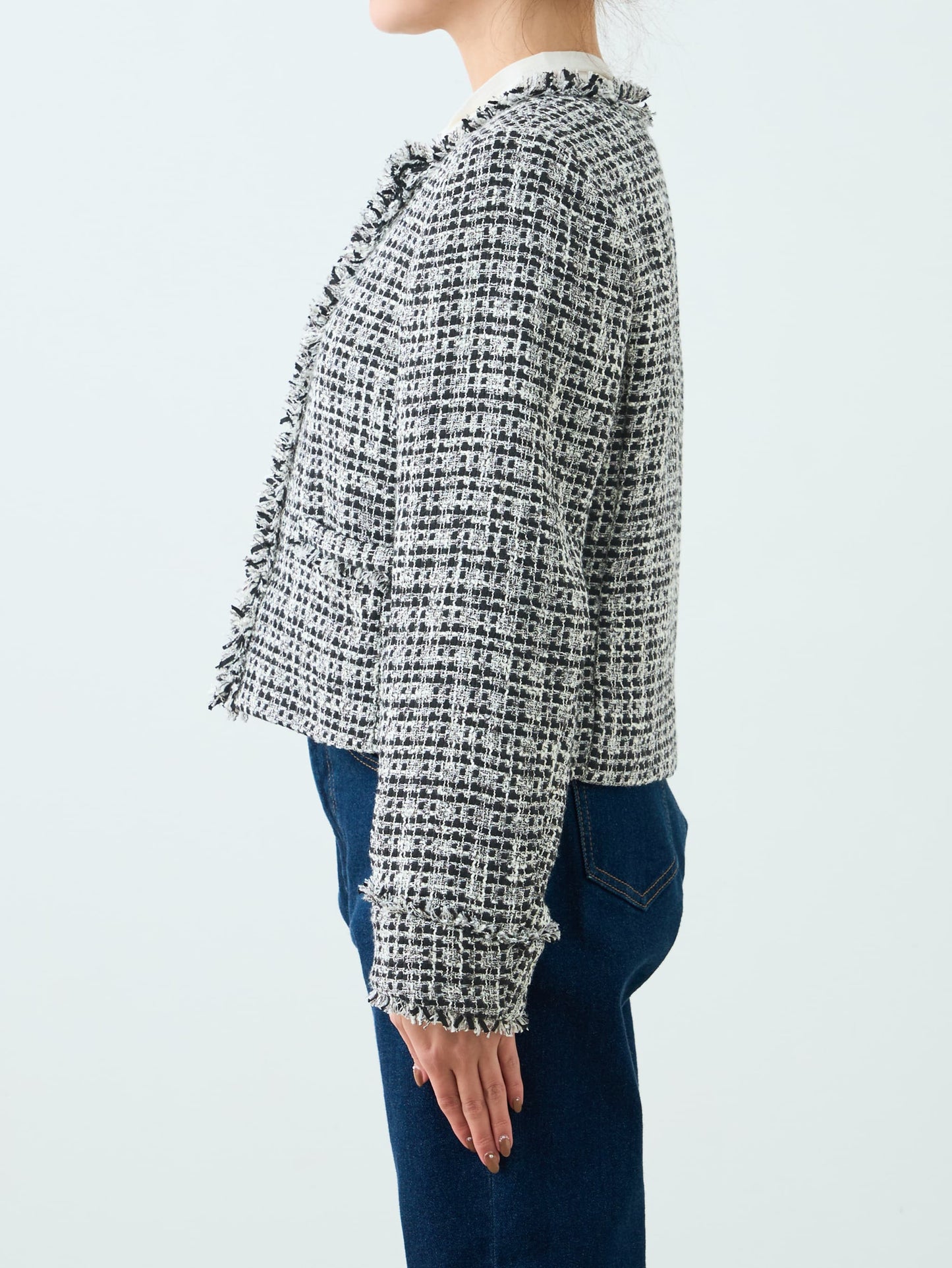 ミックスツイードジャケット　[通常]