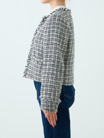 ミックスツイードジャケット　[通常]