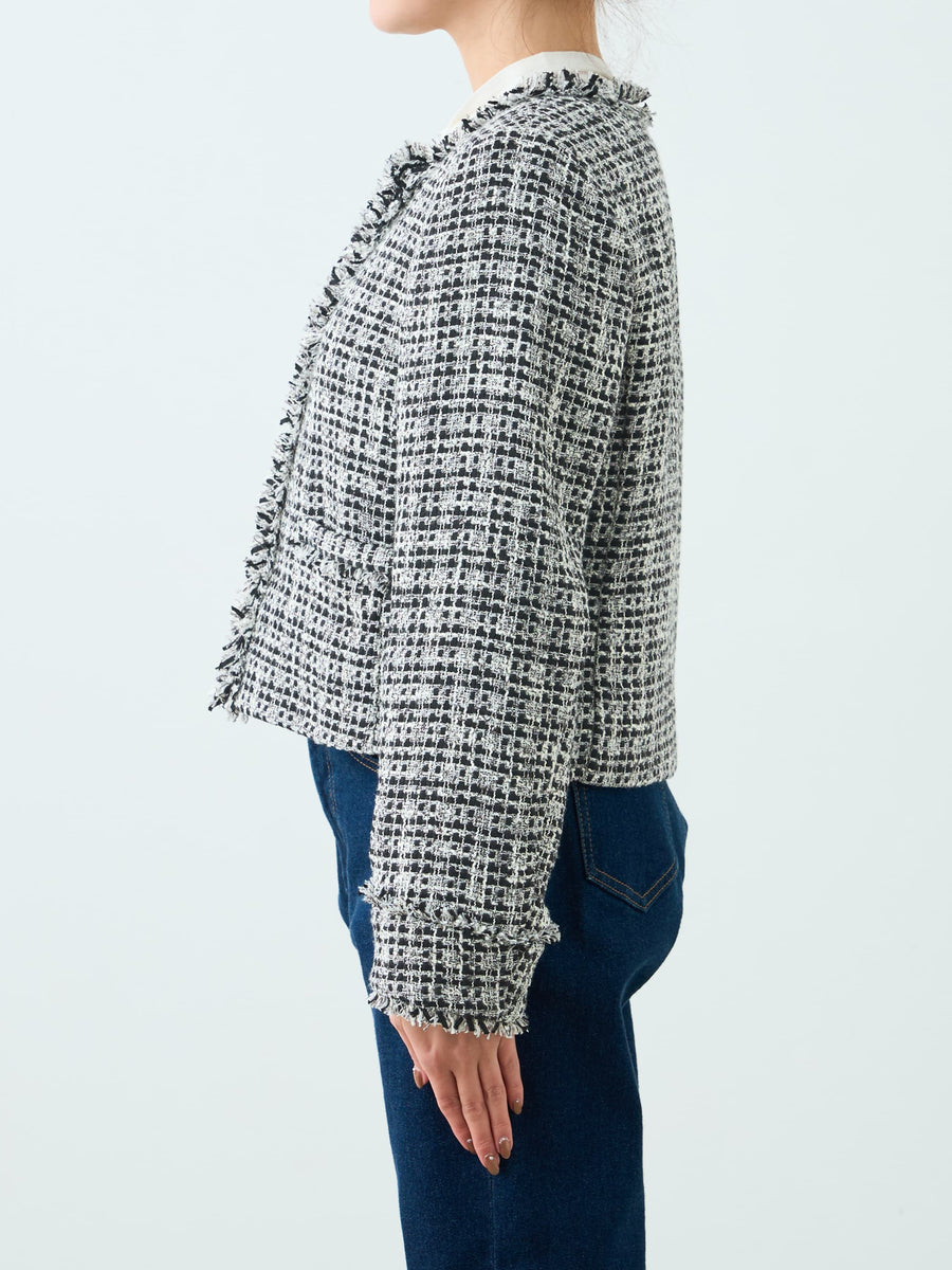 ミックスツイードジャケット　[通常]