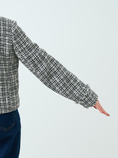 ミックスツイードジャケット　[通常]