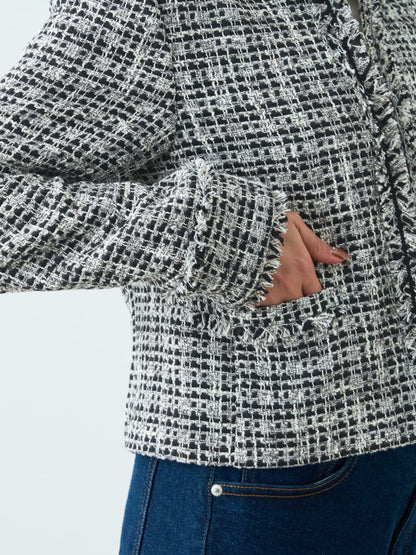 ミックスツイードジャケット　[通常]