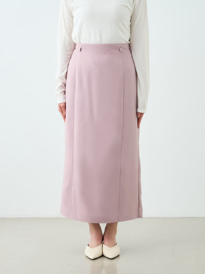 ベルト付きパネルIラインスカート-short & regular　[通常]