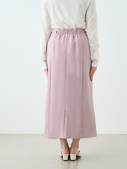 ベルト付きパネルIラインスカート-short & regular　[通常]