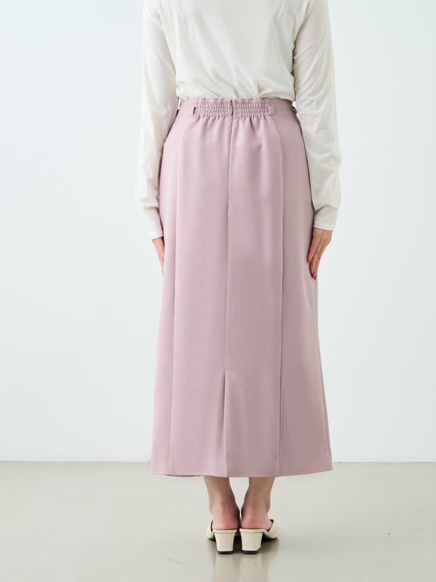 ベルト付きパネルIラインスカート-short & regular　[通常]