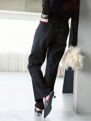 【Healthy DENIM×COHINA】Canelé ストレートデニム-short & regular 　[通常]