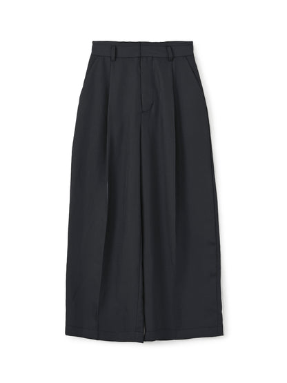 ブライトツイルタックワイドパンツ　[通常]