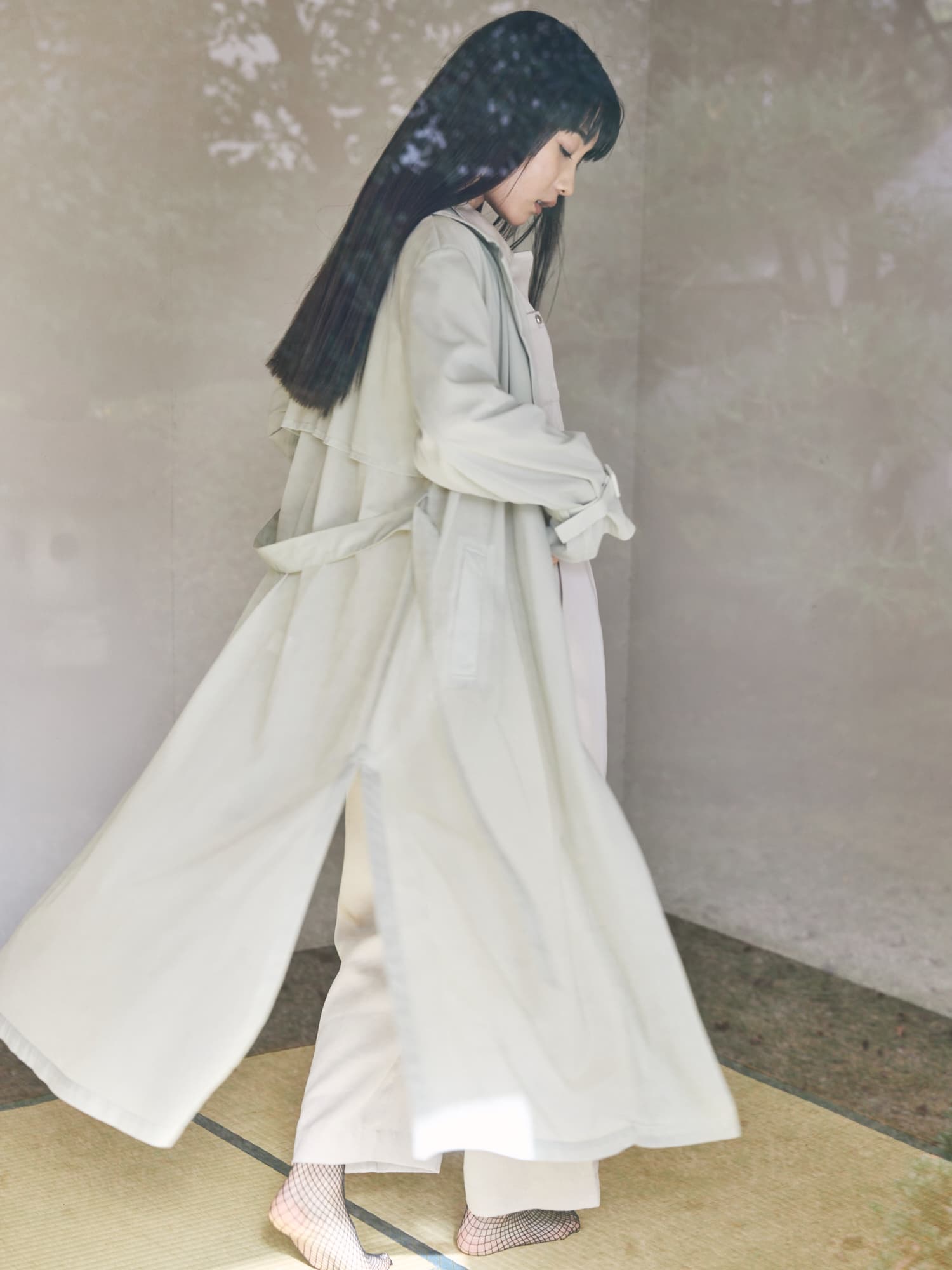 シアートリコットロングコート | 小柄・低身長女性向けファッション