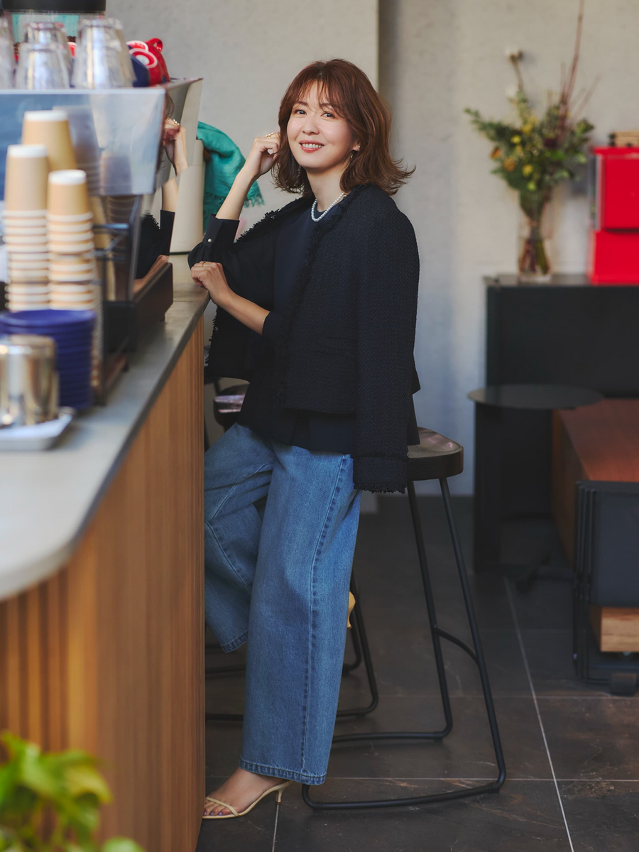 COHINA DENIM フレアワイド-short & regular | 小柄・低身長女性向け COHINA DENIM フレアワイド-short & regular | 小柄・低身長女性向け