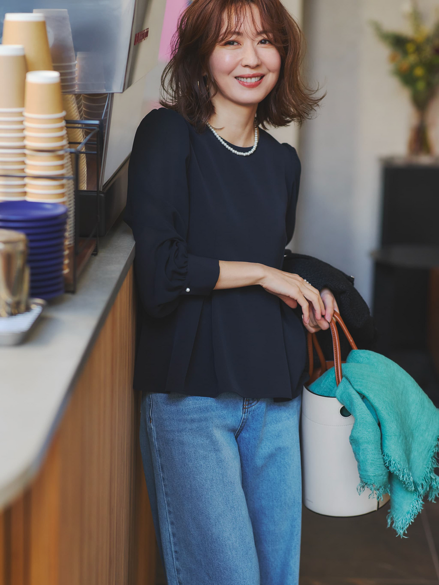 COHINA DENIM フレアワイド-short & regular | 小柄・低身長女性向け COHINA DENIM フレアワイド-short & regular | 小柄・低身長女性向け